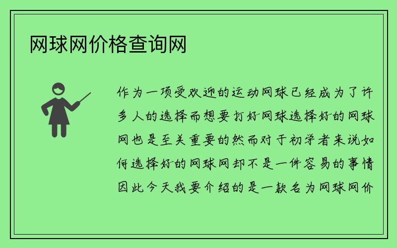 网球网价格查询网